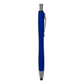 Stylus Click Pen - Blue - Pad Printed